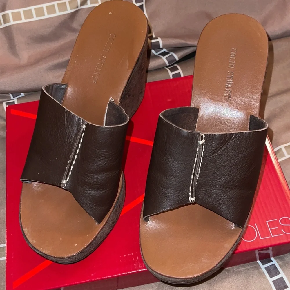 Colin Stuart, Wedges, size 7.5, EUC